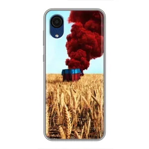 Чохол (TPU) з картинкою "Лого Пабг" на Самсунг А03 Кор (Дроп)