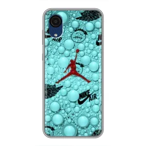 Силиконовый Чехол Nike Air Jordan на Самсунг А03 Кор (Джордан Найк)