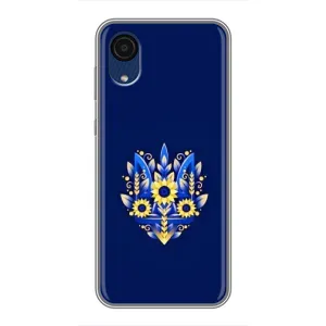 Чехол с картинкой (Патриотический ГЕРБ) на Samsung Galaxy A03 Core (герб)