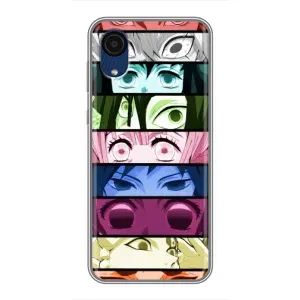 Силіконові чохлі з очіма Anime для Самсунг А03 Кор (Очі Хашира)