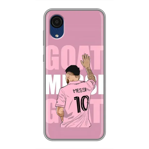 Чехол с рисунком «GOAT MESSI» для Samsung Galaxy A03 Core