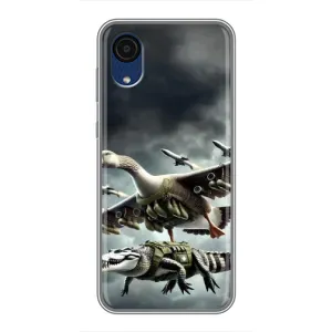 Чохол з мемами траралело тралала для Samsung Galaxy A03 Core (Гусіні і крокоділо)