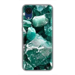 Чехол (Дорого -богато) на Samsung Galaxy A03 Core (Изумруд)