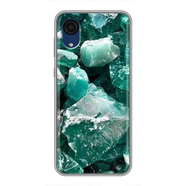 Чехол с рисунком «Изумруд» для Samsung Galaxy A03 Core