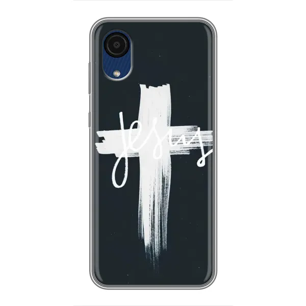 Чехол с рисунком «Jesus» для Samsung Galaxy A03 Core Чехол с рисунком «Jesus» для Samsung Galaxy A03 Core