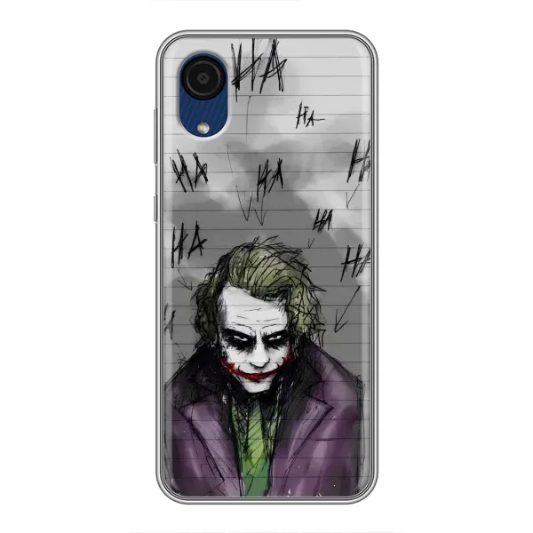 Чехол с рисунком «Joker клоун» для Samsung Galaxy A03 Core Чехол с рисунком «Joker клоун» для Samsung Galaxy A03 Core