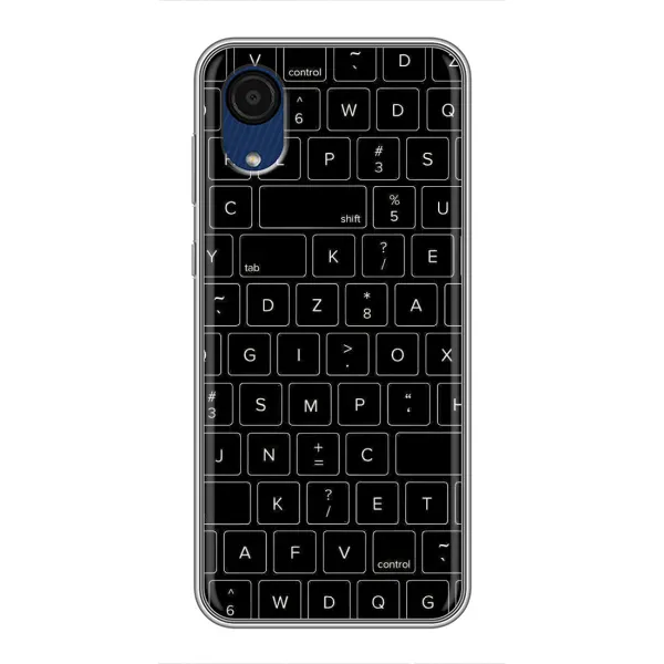Чехол с рисунком «Клавиатура» для Samsung Galaxy A03 Core Чехол с рисунком «Клавиатура» для Samsung Galaxy A03 Core