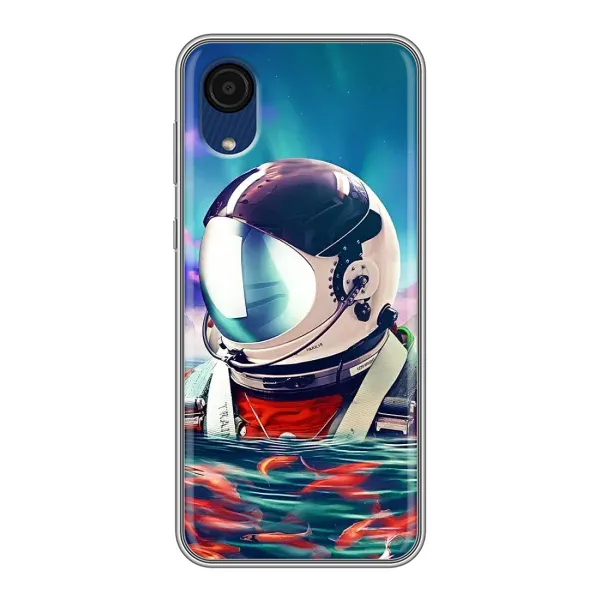 Чехол с рисунком «Космонавт в воде» для Samsung Galaxy A03 Core Чехол с рисунком «Космонавт в воде» для Samsung Galaxy A03 Core