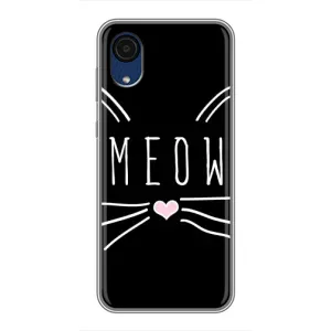 Бампер з зображенням Котиків для Самсунг А03 Кор (КОТИК MEOW)