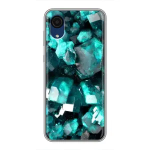 Чехол (Дорого -богато) на Samsung Galaxy A03 Core (Кристалы)