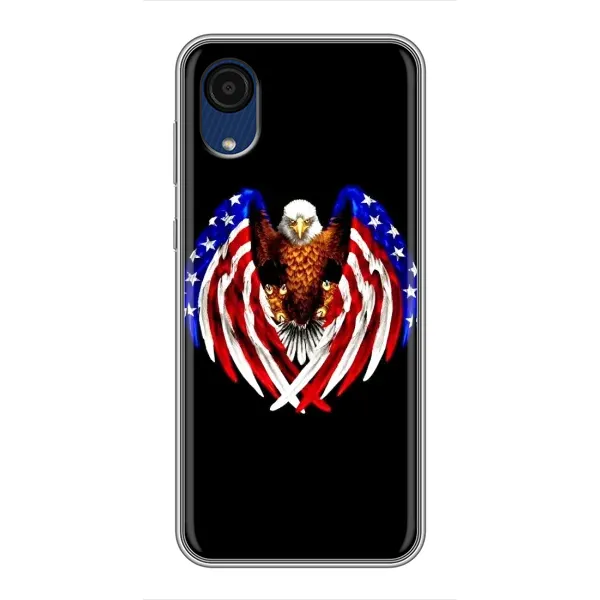 Чехол с рисунком «Крылья США» для Samsung Galaxy A03 Core