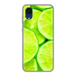 Чохол з зображенням смачної їжі для Samsung Galaxy A03 Core (Лайм)