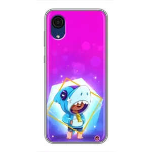 Чохол Бравл Старс для Samsung Galaxy A03 Core (Леон у костюмі Акули)