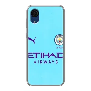 Силиконовые Чехлы принт Футбол на Samsung Galaxy A03 Core (Man City)