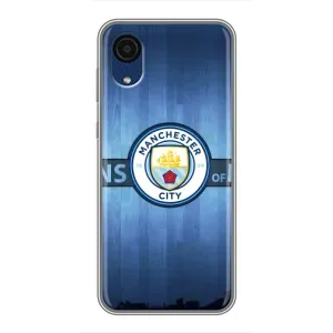 Силиконовые Чехлы принт Футбол на Samsung Galaxy A03 Core (ManCity)