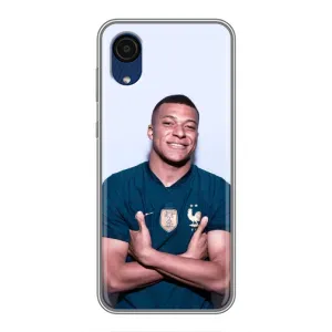Чохол (TPU) з Футболістом на Samsung Galaxy A03 Core (Мбаппешичка)