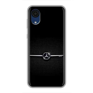 Силіконовий бампер з картинкою машини на Samsung Galaxy A03 Core (Mercedes)