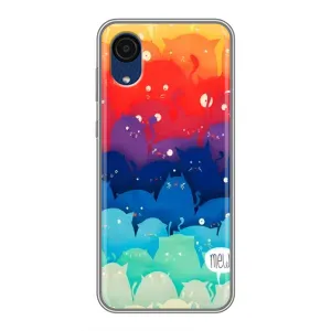 Силіконовий чохол з котиком для Samsung Galaxy A03 Core (Mew)