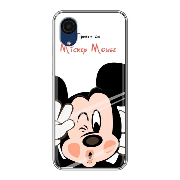 Чехол с рисунком «Mickey Mouse» для Samsung Galaxy A03 Core Чехол с рисунком «Mickey Mouse» для Samsung Galaxy A03 Core