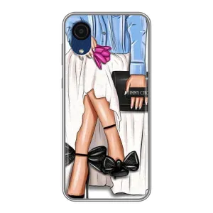 Силиконовый Чехол на Samsung Galaxy A03 Core с картинкой Стильных Девушек (Мода)