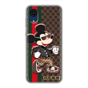 Чехлы Бренд GUCCI для Samsung Galaxy A03 Core (Маус Гуччи)