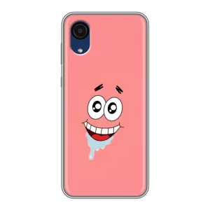Чехлы с Патриком на Samsung Galaxy A03 Core (Мордочка Патрика)