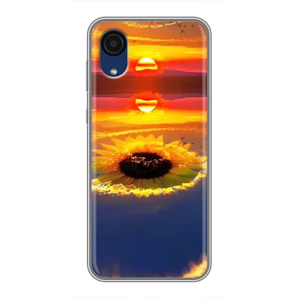 Чехол с рисунком «Небо подсолнух» для Samsung Galaxy A03 Core Чехол с рисунком «Небо подсолнух» для Samsung Galaxy A03 Core