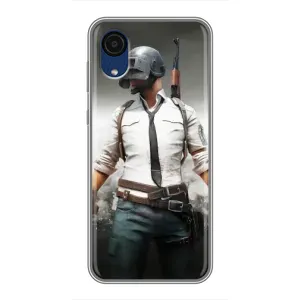 Чохол з картинкою "Герой Pubg" на Samsung Galaxy A03 Core (Пабг)