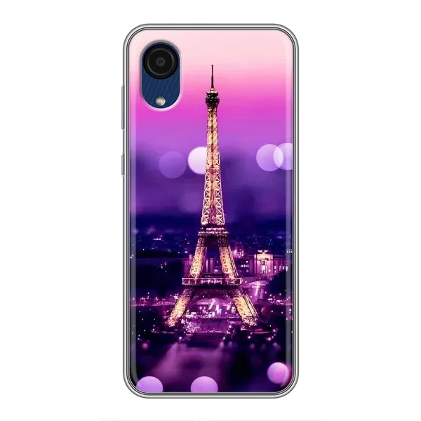 Чехол с рисунком «Париж башня» для Samsung Galaxy A03 Core Чехол с рисунком «Париж башня» для Samsung Galaxy A03 Core