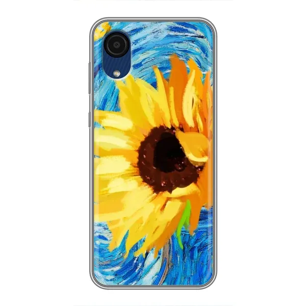 Чехол с рисунком «Подсолнух цветок» для Samsung Galaxy A03 Core Чехол с рисунком «Подсолнух цветок» для Samsung Galaxy A03 Core