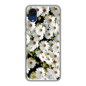 Чохол з ромашками на Samsung Galaxy A03 Core (Рамка в ромашках)
