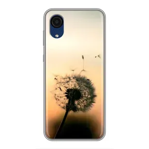 Силиконовый Чехол с одуванчиками на Samsung Galaxy A03 Core (Роздумаханый одуванчик)