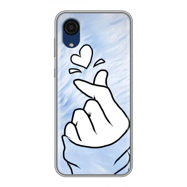 Чехол с рисунком «Сердечка знак» для Samsung Galaxy A03 Core Чехол с рисунком «Сердечка знак» для Samsung Galaxy A03 Core