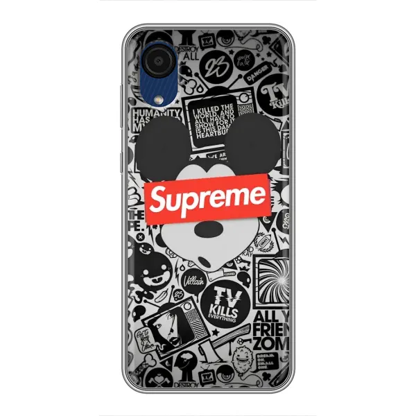 Чехол с рисунком «Supreme Маус» для Samsung Galaxy A03 Core Чехол с рисунком «Supreme Маус» для Samsung Galaxy A03 Core