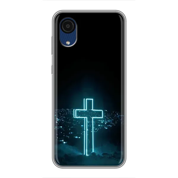 Чехол с рисунком «Яркий Крест» для Samsung Galaxy A03 Core Чехол с рисунком «Яркий Крест» для Samsung Galaxy A03 Core