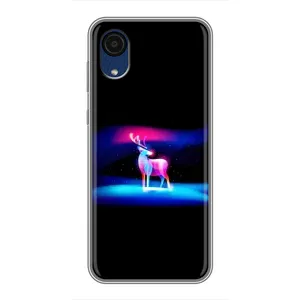 Силіконовий бампер з картинкою звірів для Samsung Galaxy A03 Core (Яскравий олень)