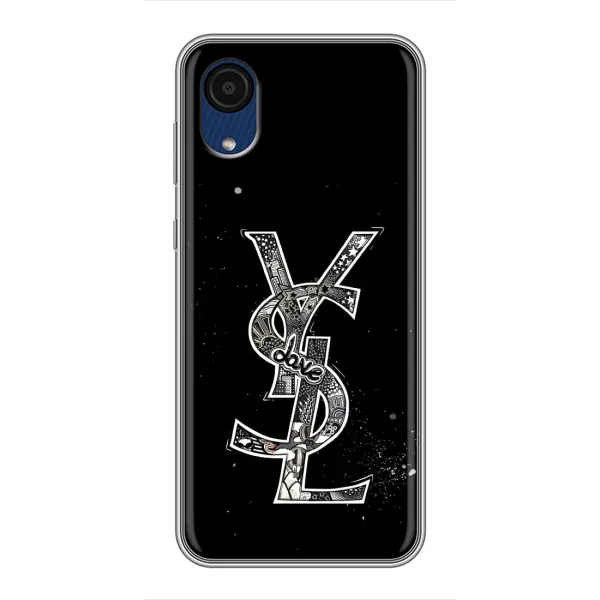Чехол с рисунком «YSL» для Samsung Galaxy A03 Core