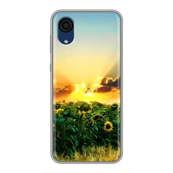 Чехол с рисунком «Закат Солнца» для Samsung Galaxy A03 Core Чехол с рисунком «Закат Солнца» для Samsung Galaxy A03 Core