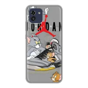 Силиконовый Чехол Nike Air Jordan на Самсунг А03 (Air Jordan)