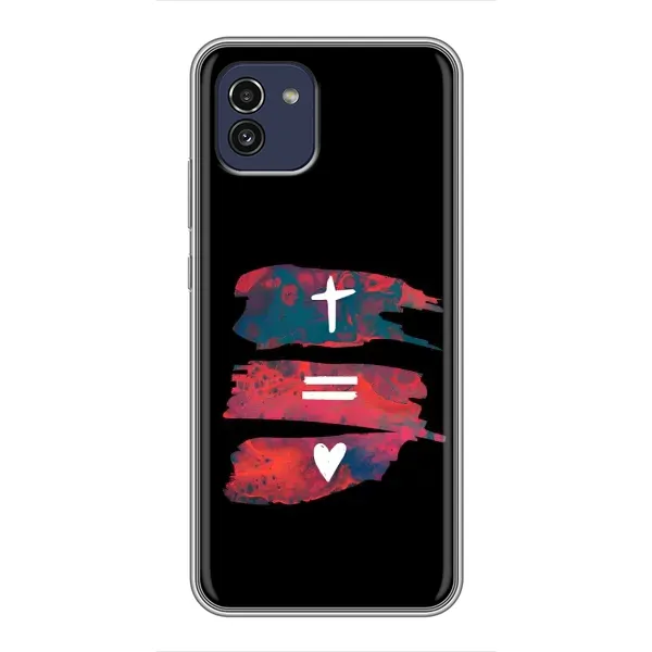 Чехол с рисунком «Атрибутика» для Samsung Galaxy A03 (A035) Чехол с рисунком «Атрибутика» для Samsung Galaxy A03 (A035)