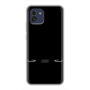 Силіконовий бампер з картинкою машини на Samsung Galaxy A03 (A035) (Сілует Audi)