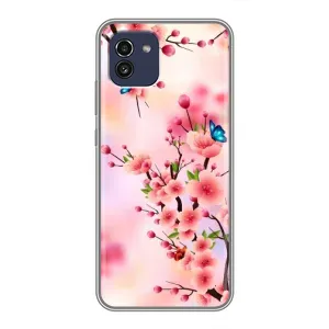 Чохол з картинкою Сакури на Samsung Galaxy A03 (A035) (Метелики на сакурі)