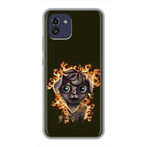 Чохли на військову тематику для Samsung Galaxy A03 (A035) (Бавовна мем)
