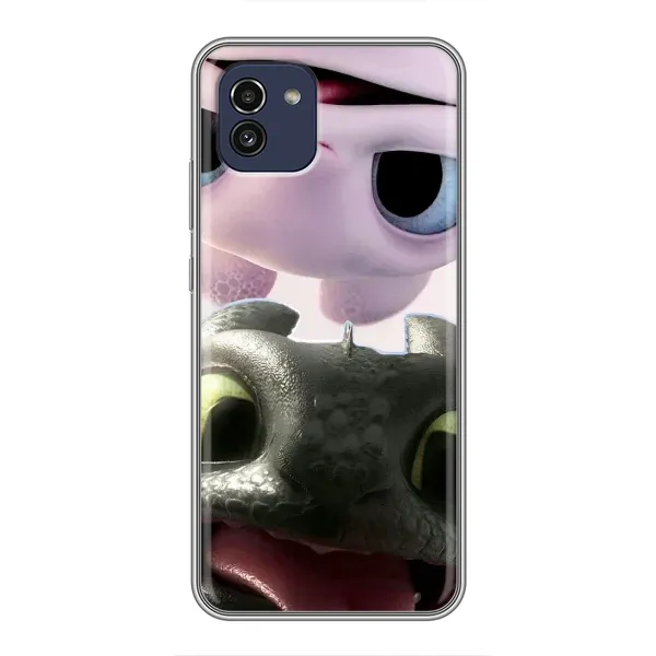 Чехол с рисунком «Беззубик и Дневная Злость» для Samsung Galaxy A03 (A035) Чехол с рисунком «Беззубик и Дневная Злость» для Samsung Galaxy A03 (A035)