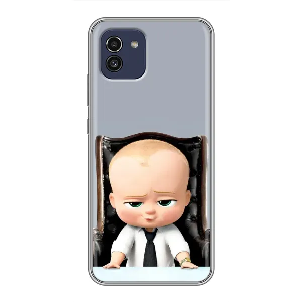 Чехол с рисунком «BOSS» для Samsung Galaxy A03 (A035)