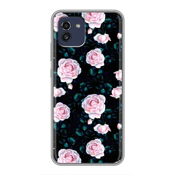 Чехол с рисунком «Чайные розы» для Samsung Galaxy A03 (A035) Чехол с рисунком «Чайные розы» для Samsung Galaxy A03 (A035)