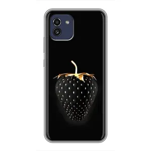 Чохол з зображенням смачної їжі для Samsung Galaxy A03 (A035) (Чорна полуниця)