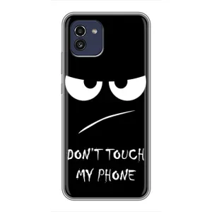 Чехол с прикольным текстом на Samsung Galaxy A03 (A035) (Dont)