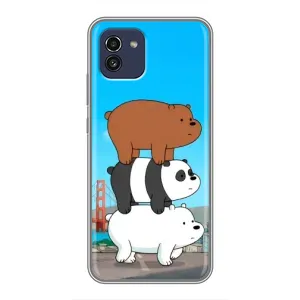 Чехлы с Пандами на Samsung Galaxy A03 (A035) (Друзья)