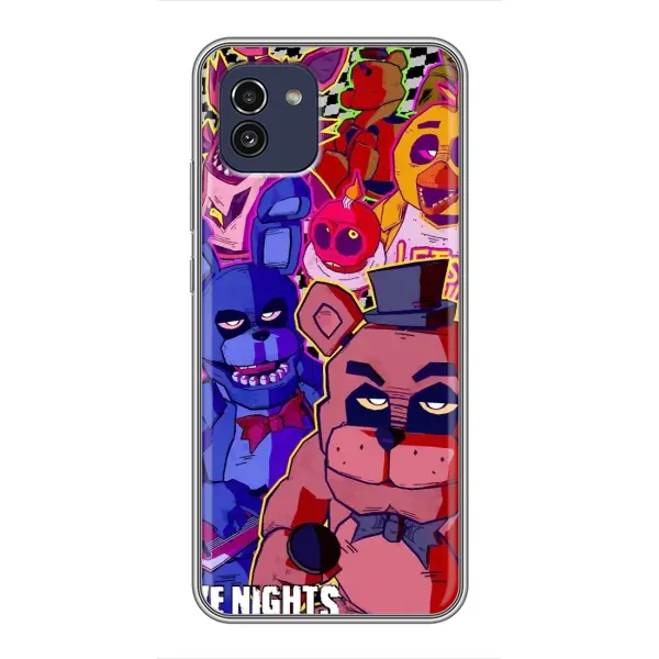 Чехол с рисунком «Фредди» для Samsung Galaxy A03 (A035) Чехол с рисунком «Фредди» для Samsung Galaxy A03 (A035)